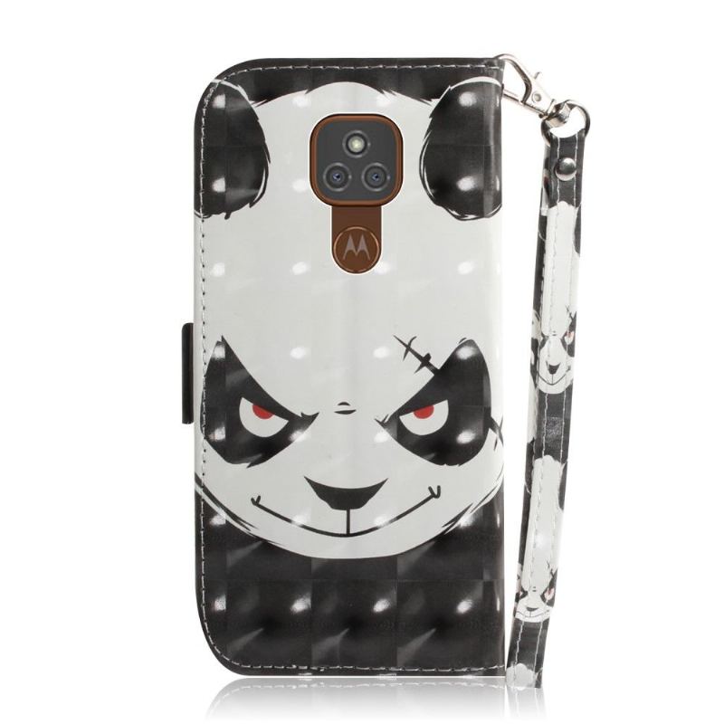 Etui Folio do Motorola Moto G9 Play Zła Panda