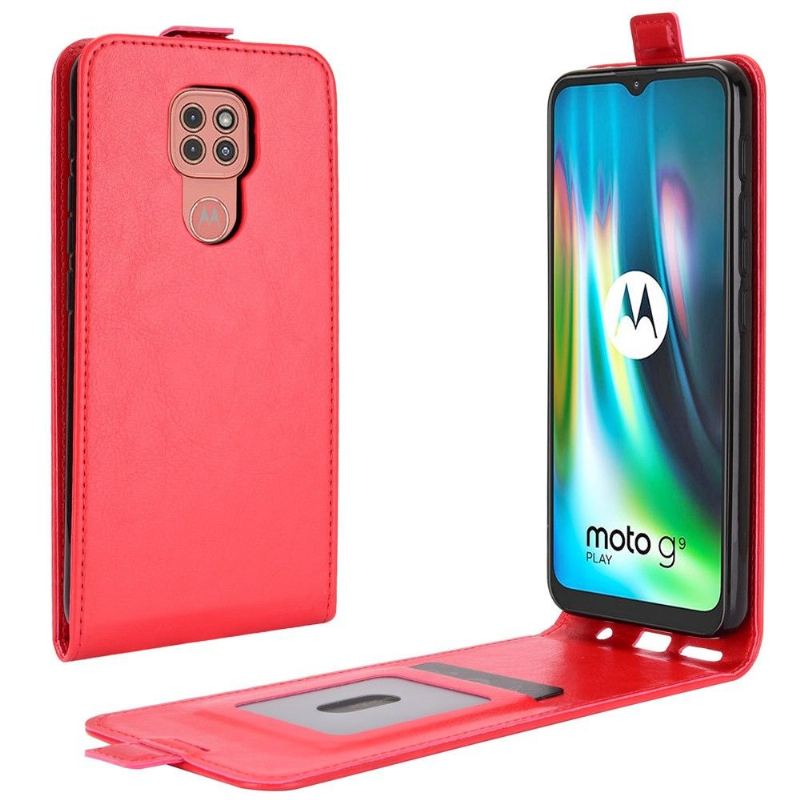 Obudowa Etui Na Telefon do Motorola Moto G9 Play Etui Folio Ze Sztucznej Skóry W Pionie