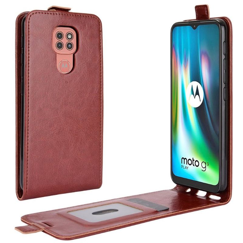 Obudowa Etui Na Telefon do Motorola Moto G9 Play Etui Folio Ze Sztucznej Skóry W Pionie