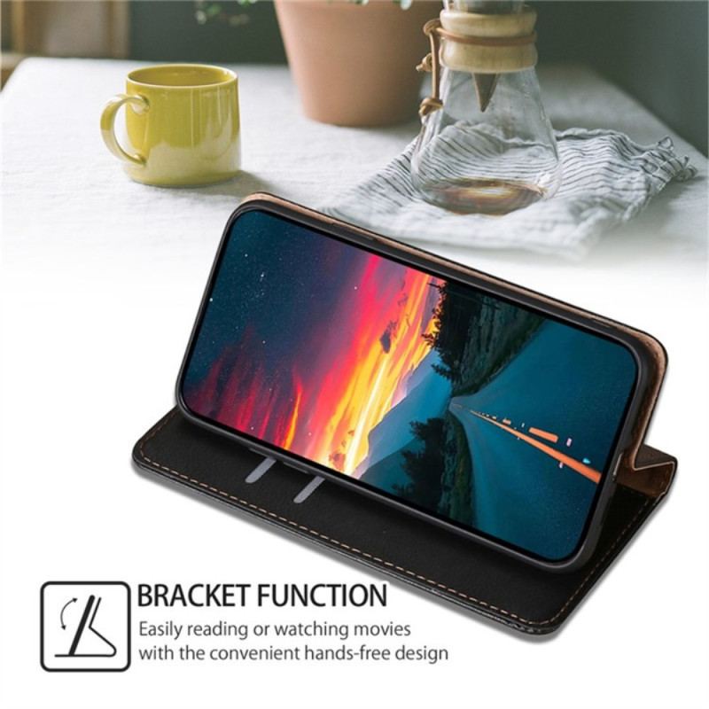 Flip Kotelot Honor Magic 6 Pro Imitacja Skóry Etui Ochronne