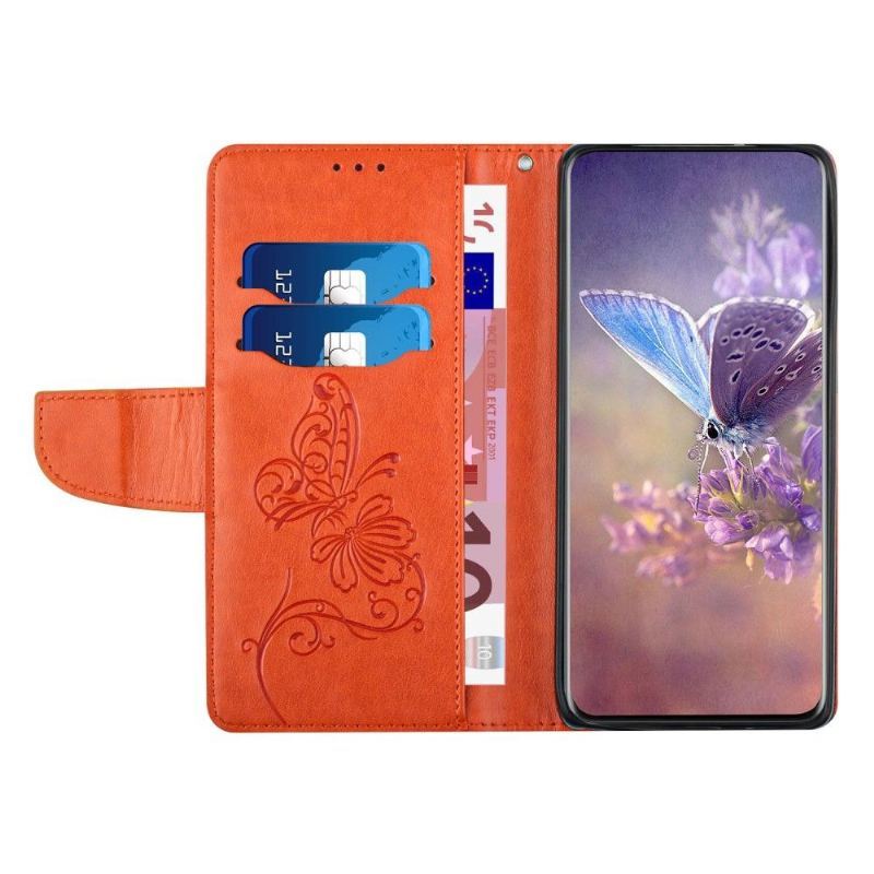 Etui do Samsung Galaxy S21 Ultra 5G Etui Folio Motyl