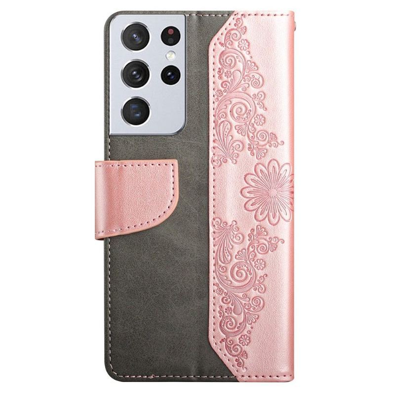 Etui do Samsung Galaxy S21 Ultra 5G Etui Folio Motyl