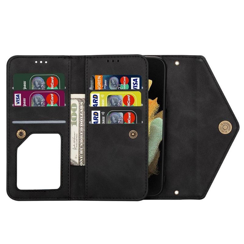 Etui Folio do Samsung Galaxy S21 Ultra 5G Classic Portfel Skórzany Efekt N.bekus