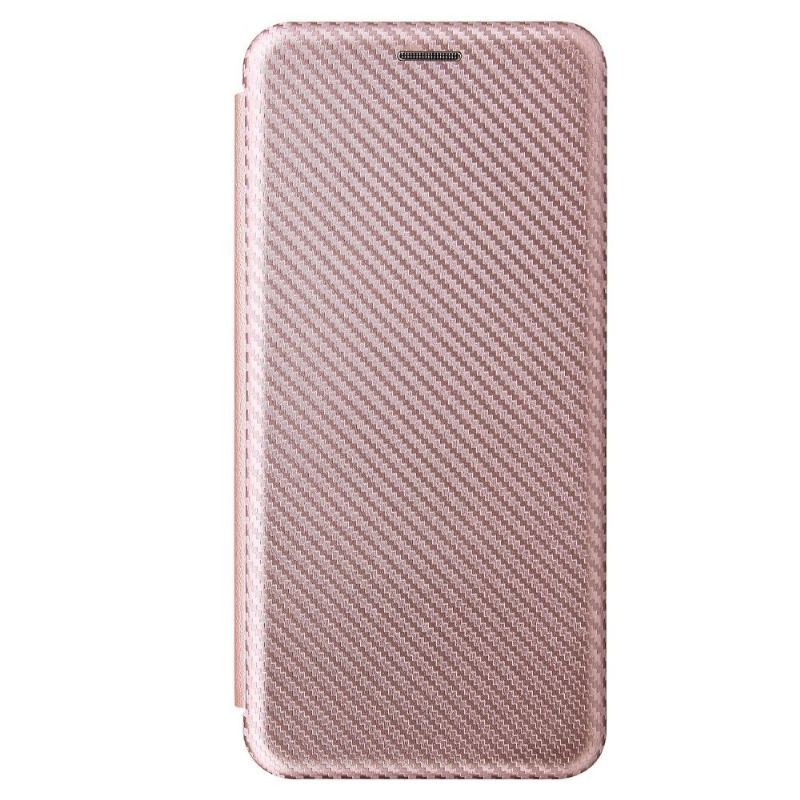 Etui Folio do Samsung Galaxy S21 Ultra 5G Classic W Stylu Włókna Węglowego Ze Sztucznej Skóry