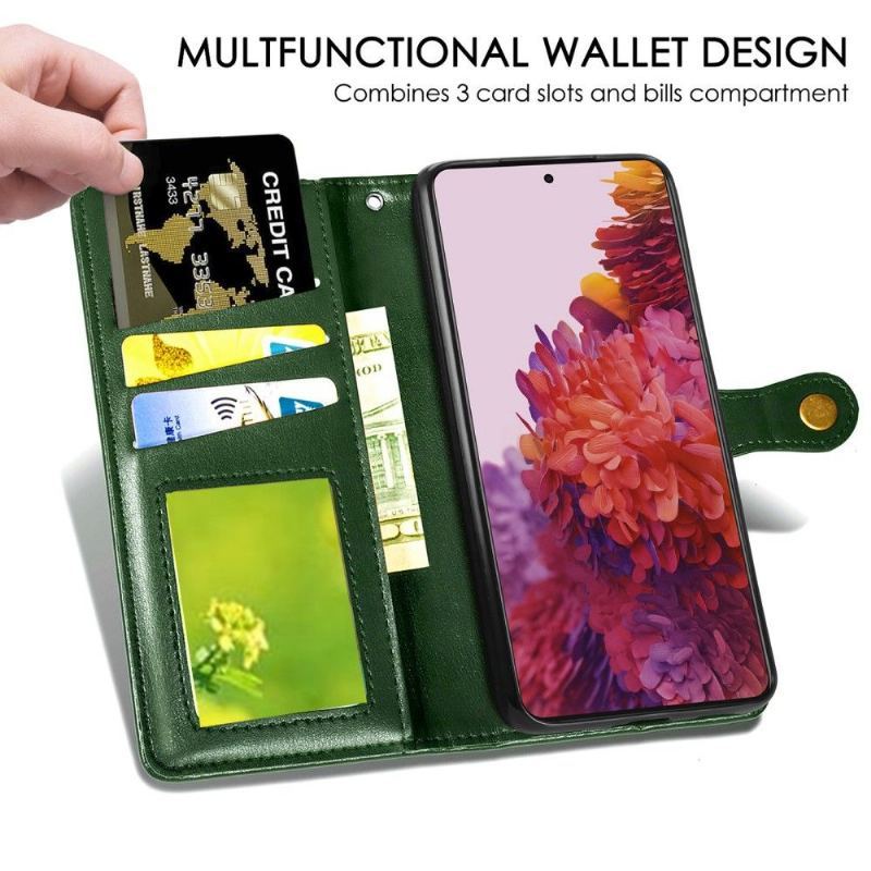 Etui Folio do Samsung Galaxy S21 Ultra 5G Indila Etui Na Karty Ze Sztucznej Skóry