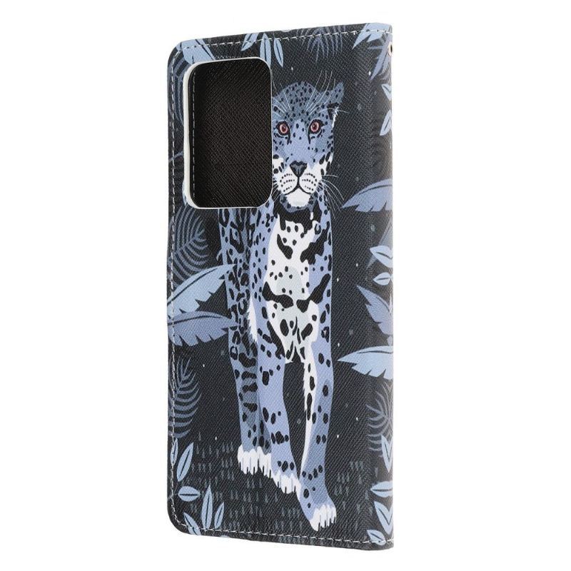 Etui Folio do Samsung Galaxy S21 Ultra 5G Jungle Leopard