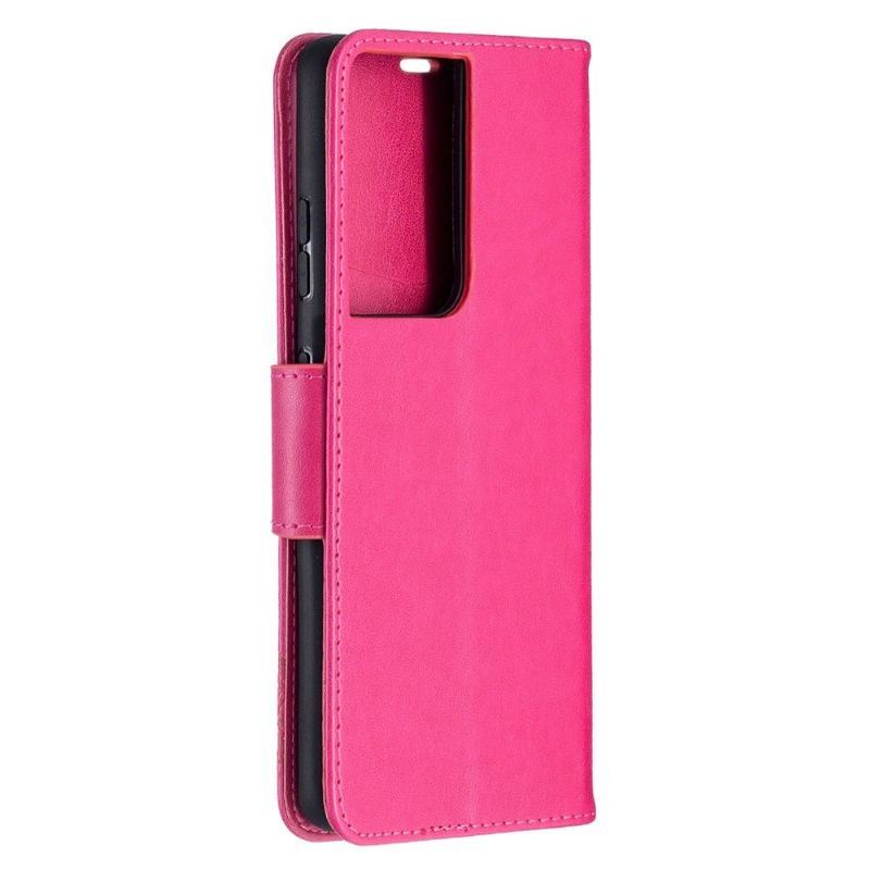 Etui Folio do Samsung Galaxy S21 Ultra 5G Obsługa Funkcji Motyli