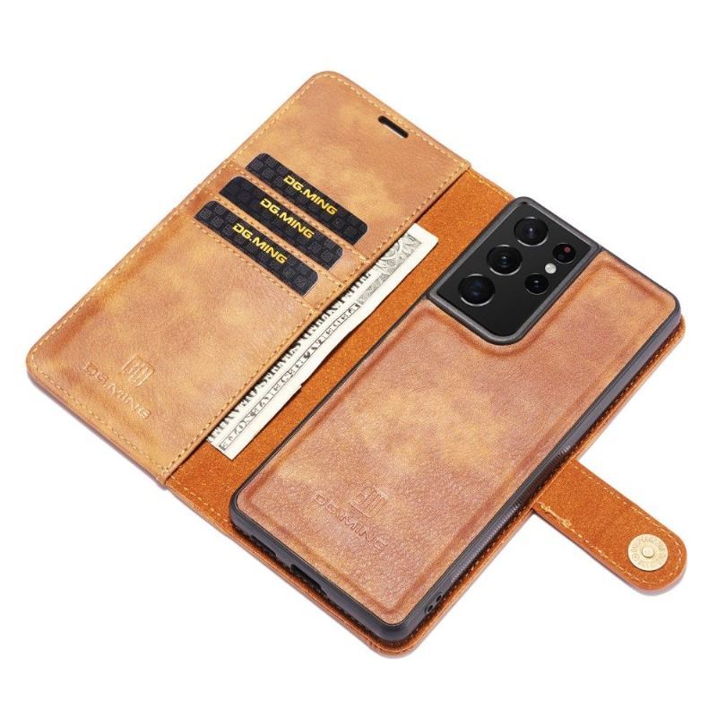 Futerały Etui Folio do Samsung Galaxy S21 Ultra 5G Obrzeża Etui Ochronne 2w1 Odłączany