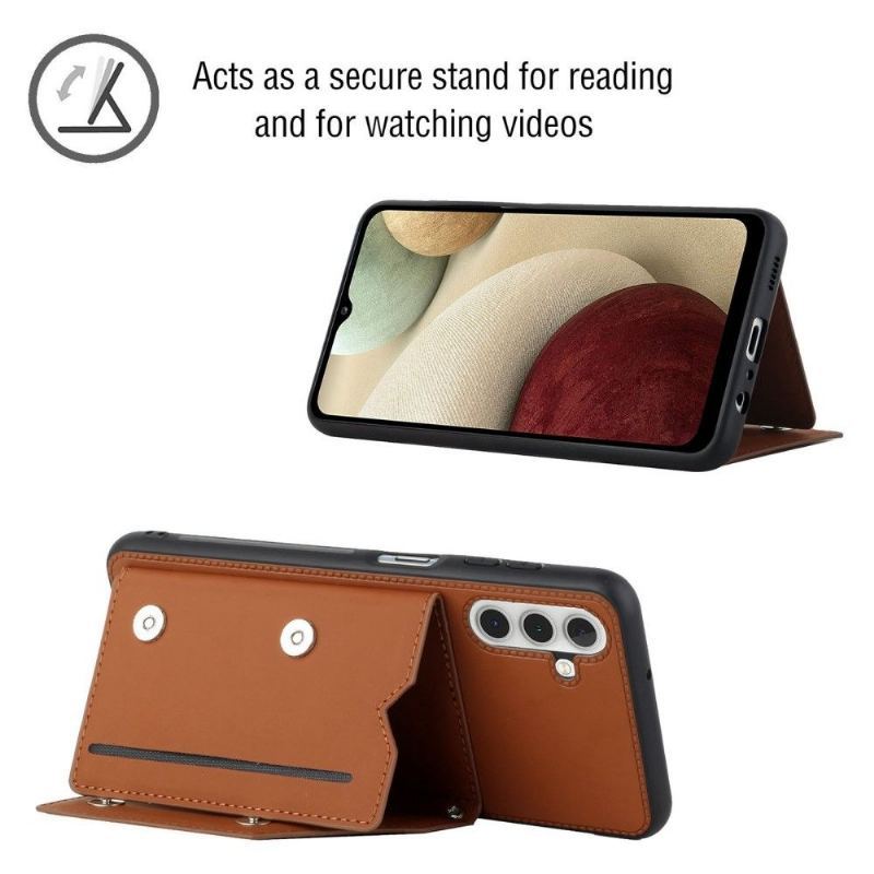 Etui do Samsung Galaxy A13 5G Anti-fall Aude Smycz Wieloprzedziałowa