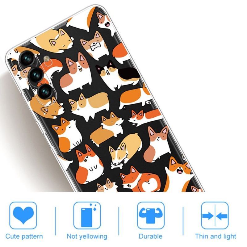 Etui do Samsung Galaxy A13 5G Biznes Cartoon Dogs