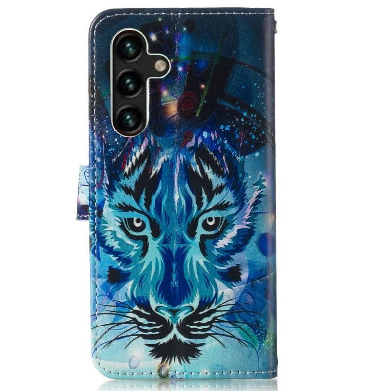 Etui Folio do Samsung Galaxy A13 5G Artystyczny Tygrys