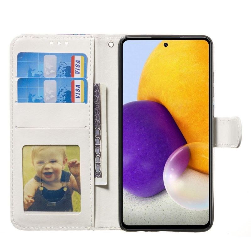 Etui Folio do Samsung Galaxy A13 5G Artystyczny Tygrys