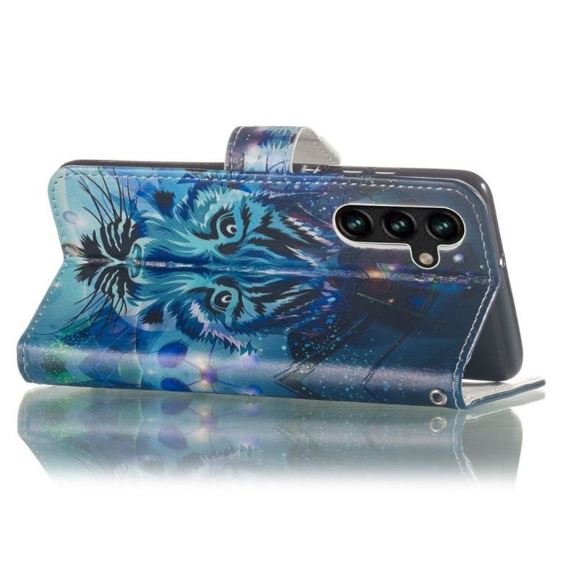 Etui Folio do Samsung Galaxy A13 5G Artystyczny Tygrys