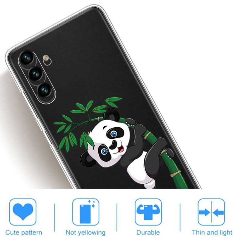 Futerały do Samsung Galaxy A13 5G Panda Na Bambusie