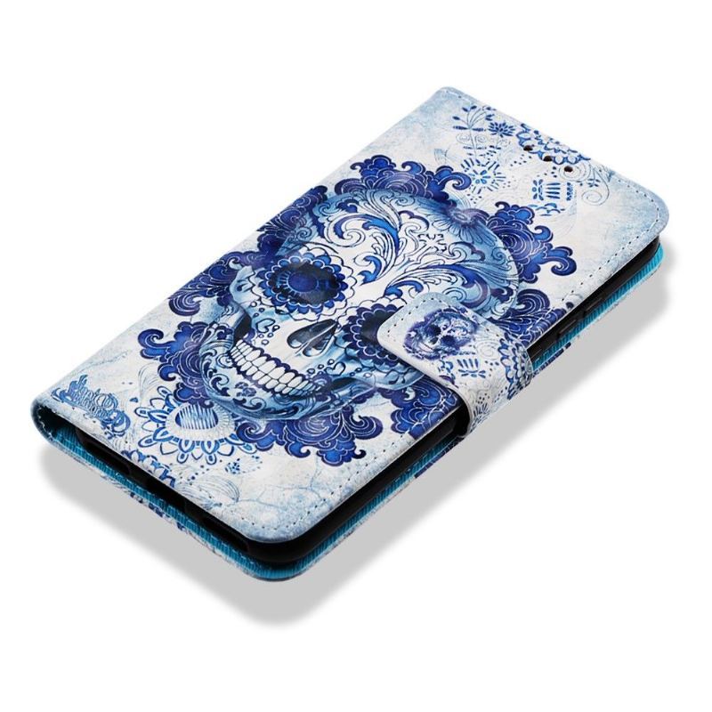 Etui Folio do Huawei Y6 2019 Calavera Wzór