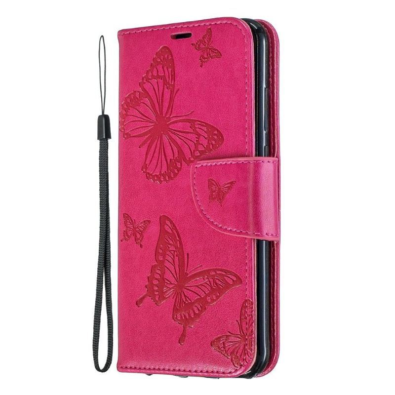 Etui Folio do Huawei Y6 2019 Obsługa Funkcji Motyli