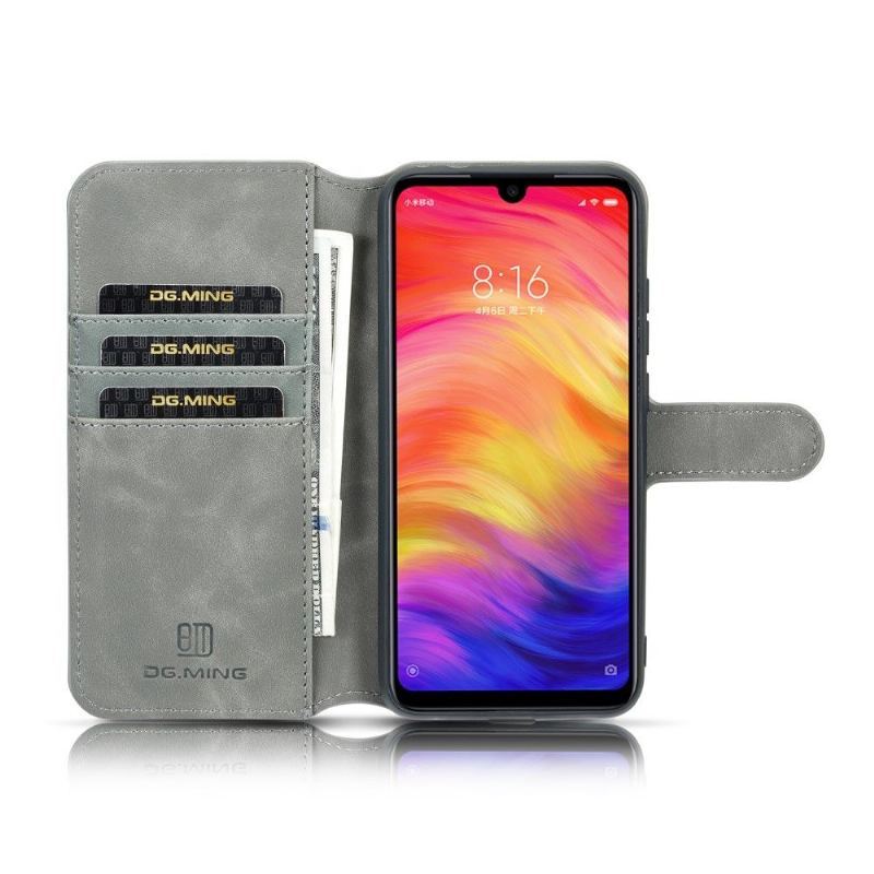 Etui Na Telefon Pokrowce do Huawei Y6 2019 Biznes Dg Ming Efekt Skóry