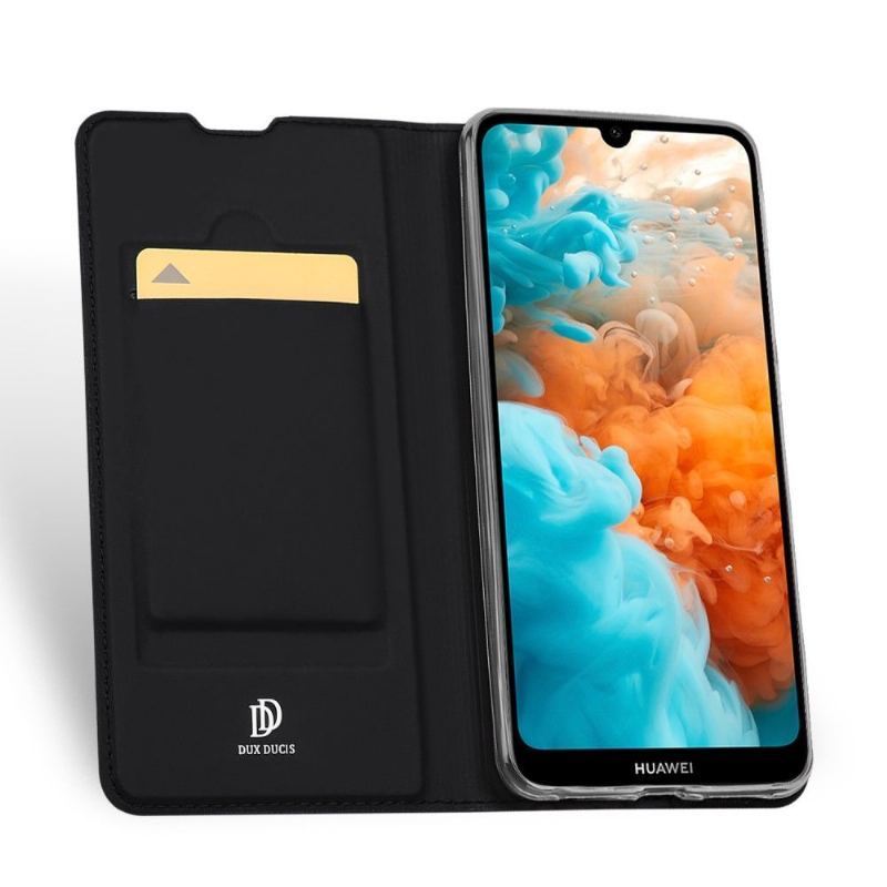 Etui Na Telefon Pokrowce do Huawei Y6 2019 Biznes Satynowa Powłoka