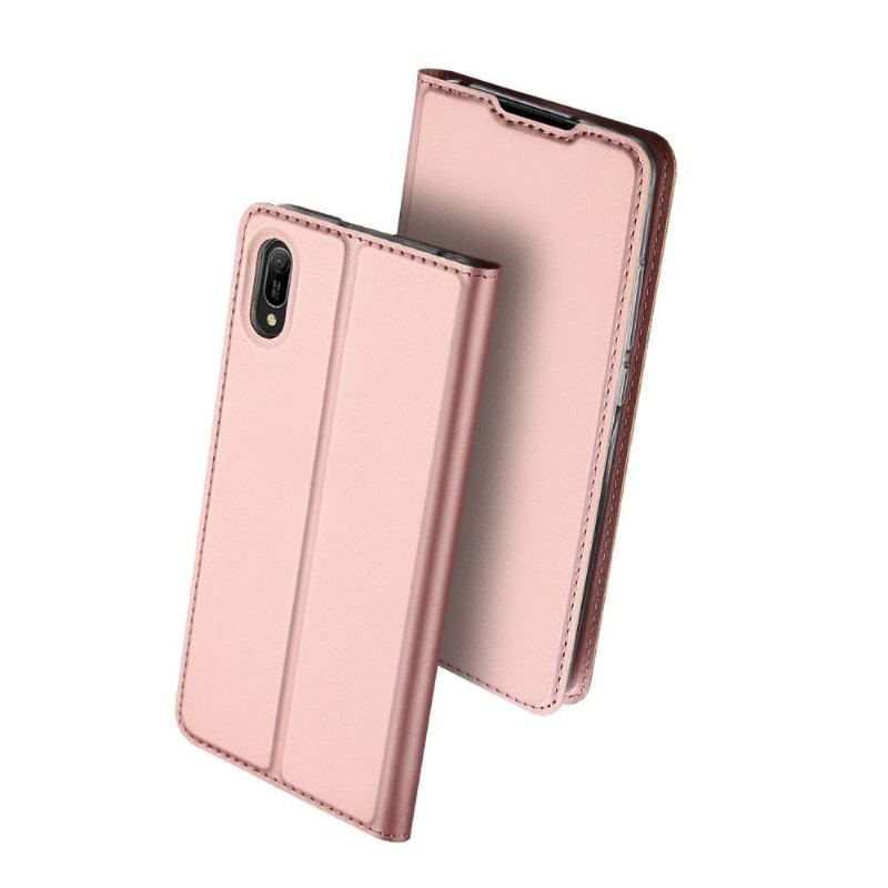 Etui Na Telefon Pokrowce do Huawei Y6 2019 Biznes Satynowa Powłoka