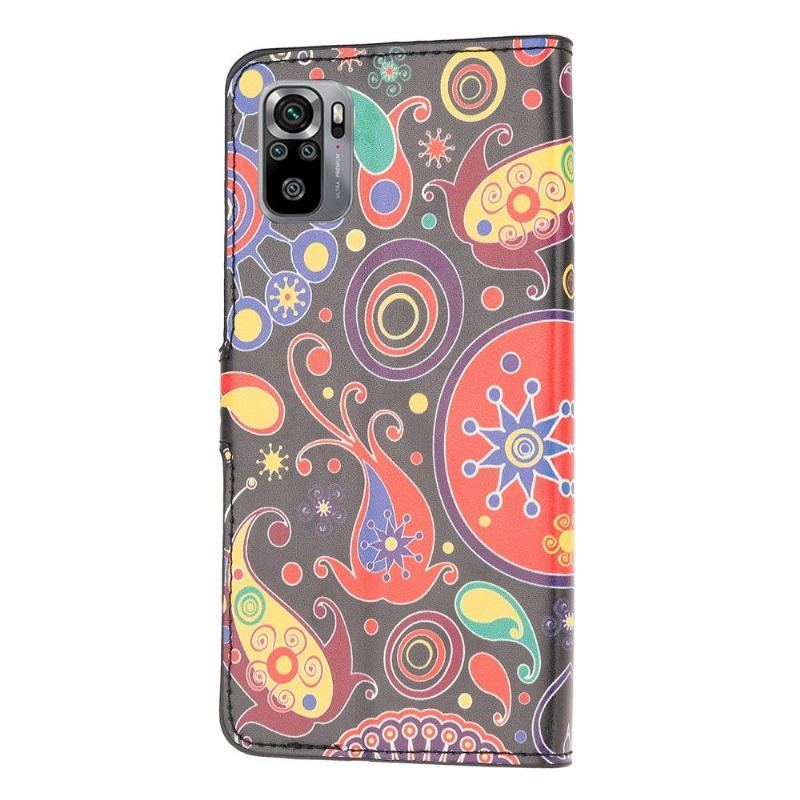 Etui Folio do Xiaomi Redmi Note 10 Paisley Kwiaty