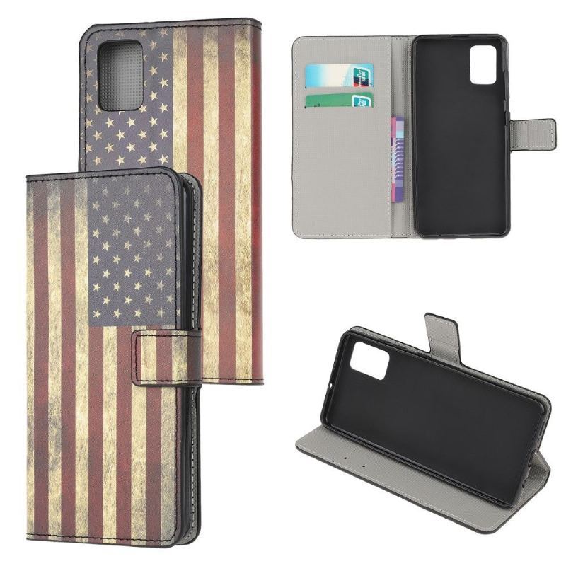 Etui Folio do Xiaomi Redmi Note 10 Vintage American Flag