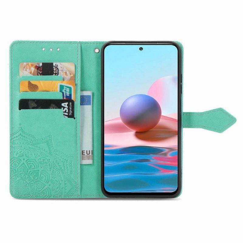 Obudowa Etui Na Telefon do Xiaomi Redmi Note 10 Mandala Posiadacz Karty