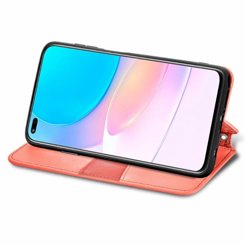 Etui Folio do Honor 50 Lite / Huawei Nova 8i Skórzany Futerał Flip Chic Mandala