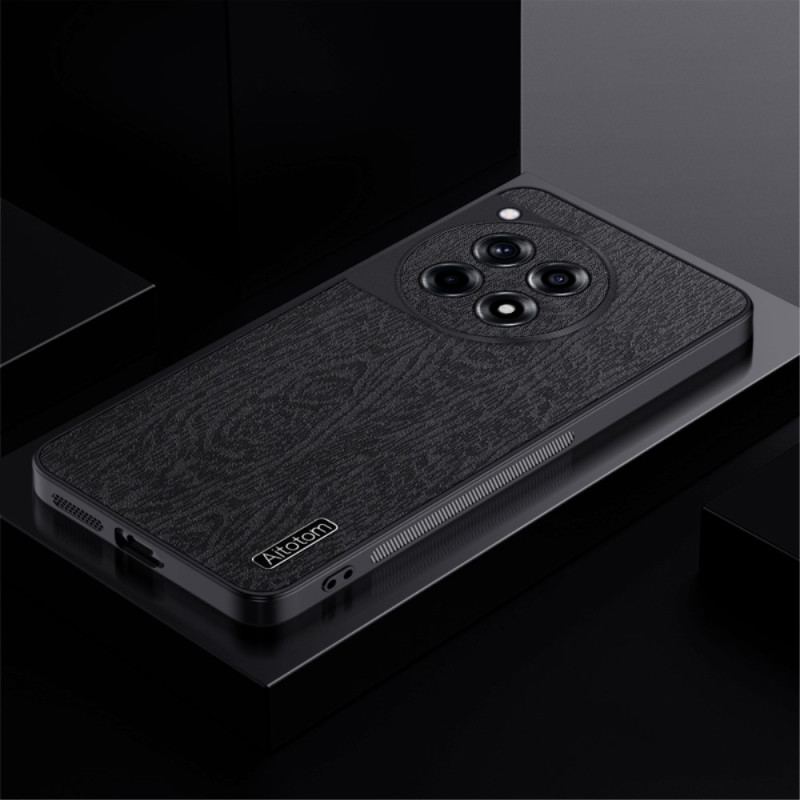 Etui Oneplus 12r Sztuczna Skóra Z Efektem Drewna Etui Ochronne