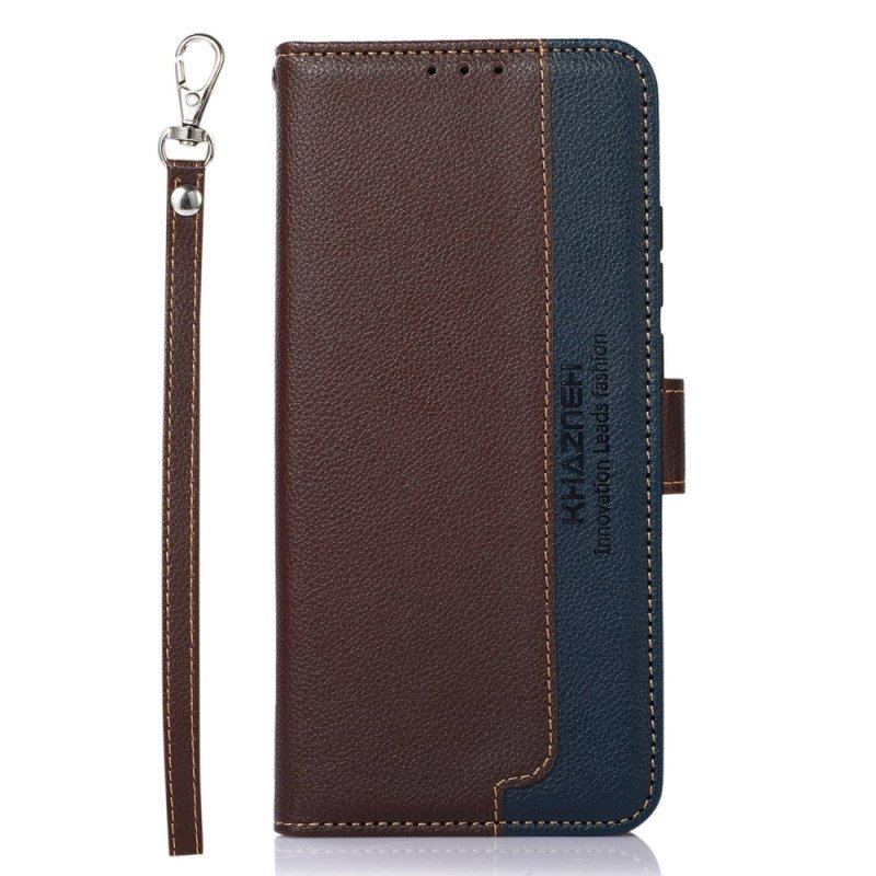 Etui Folio do Honor Magic 5 Lite Rfid Khazneh W Stylu Liczi