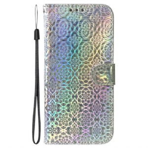 Etui Folio do Honor Magic 5 Lite Styl Dyskotekowy