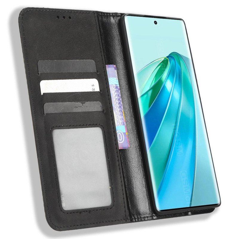 Etui Na Telefon do Honor Magic 5 Lite Etui Folio Stylizowany Skórzany Styl