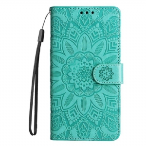 Obudowa Etui Na Telefon do Honor Magic 5 Lite Mandala Sun Ze Smyczą