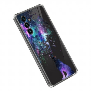 Etui do Samsung Galaxy A14 / A14 5G Bezszwowy Dziki Wilk