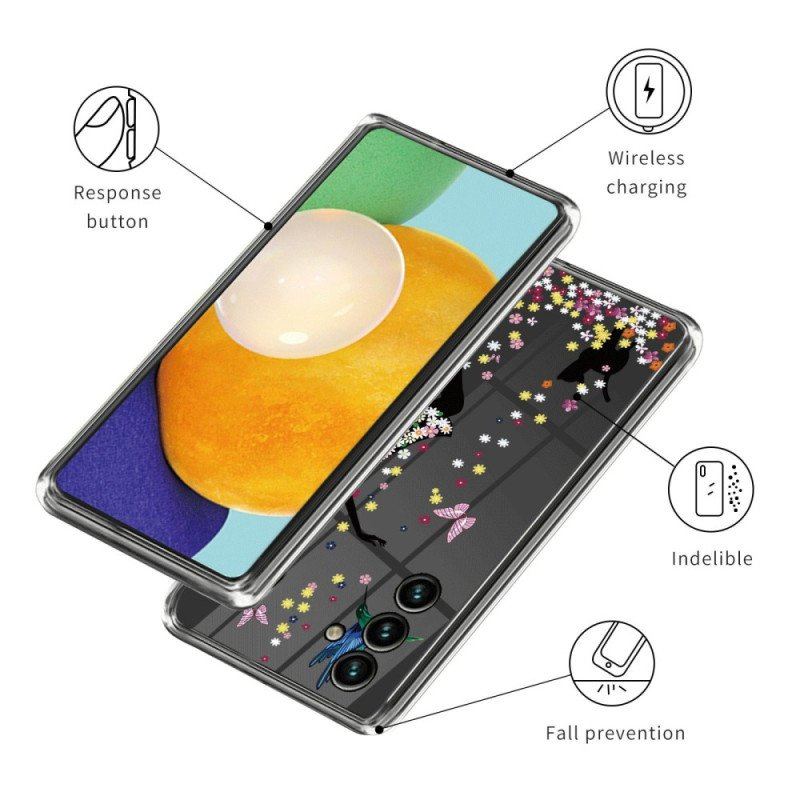 Etui do Samsung Galaxy A14 / A14 5G Przejrzysta Dziewczyna