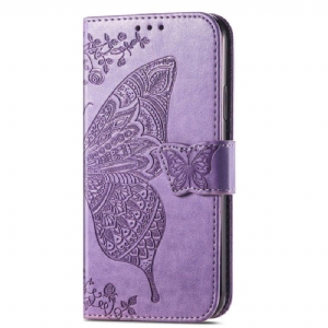 Etui Folio do Samsung Galaxy A14 / A14 5G Barokowy Motyl