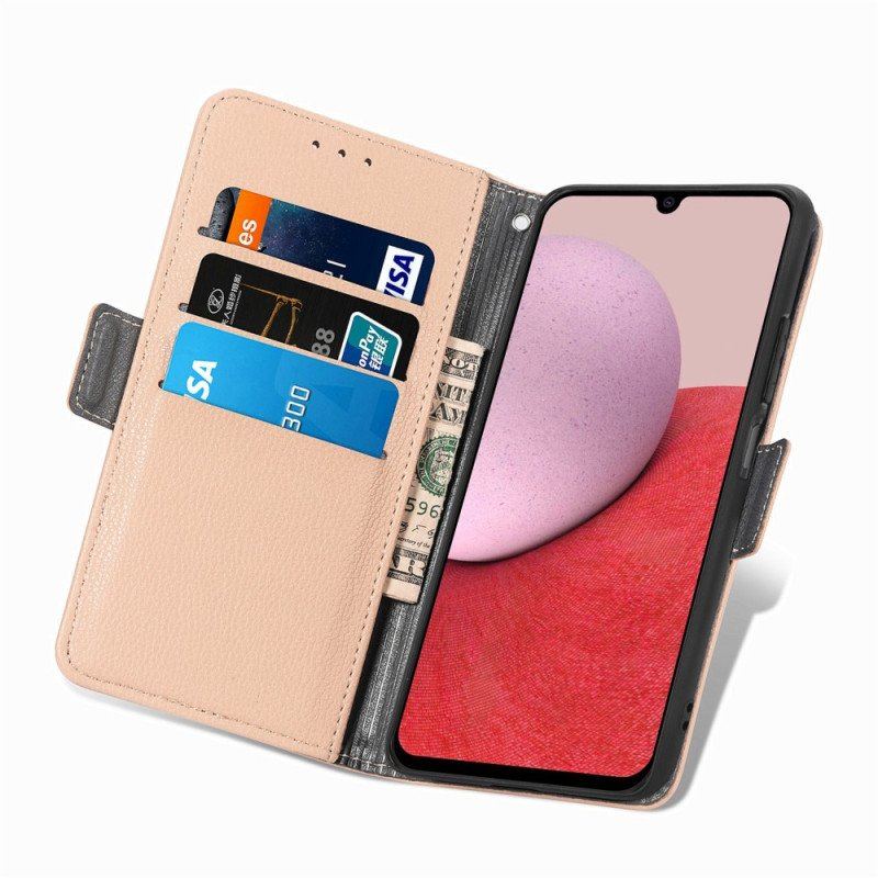 Etui Folio do Samsung Galaxy A14 / A14 5G Dekoracyjne Kwiaty