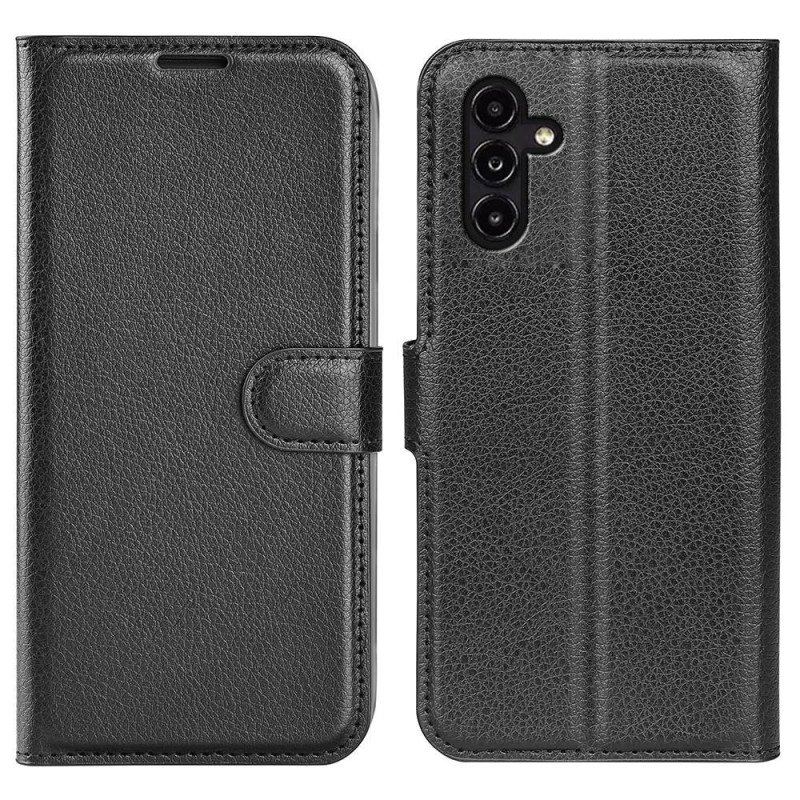 Etui Folio do Samsung Galaxy A14 / A14 5G Klasyczna Sztuczna Skóra