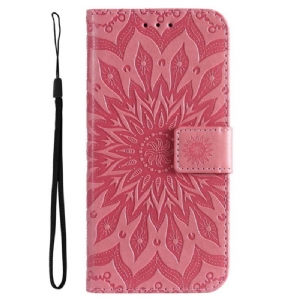 Etui Folio do Samsung Galaxy A14 / A14 5G Mandala Sun Ze Smyczą