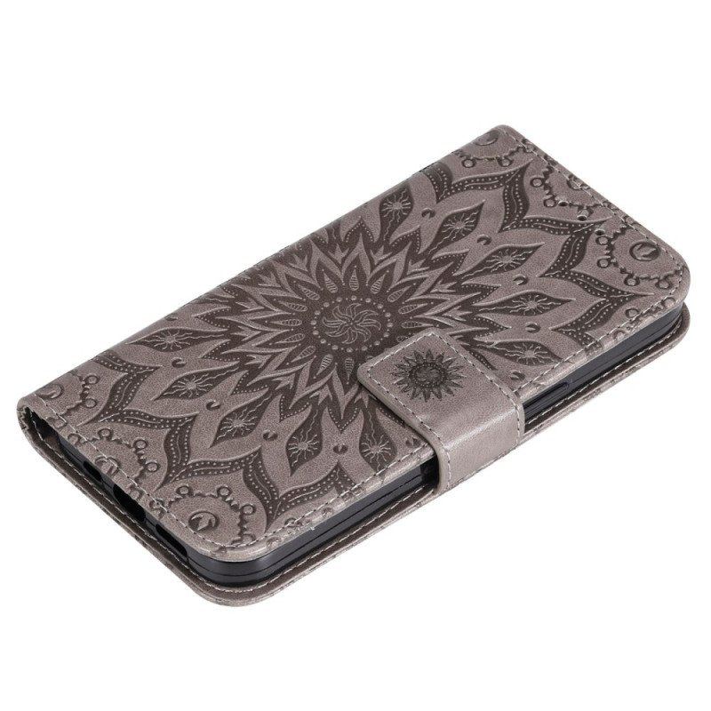 Etui Folio do Samsung Galaxy A14 / A14 5G Mandala Sun Ze Smyczą