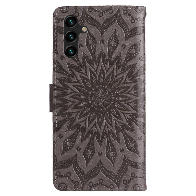 Etui Folio do Samsung Galaxy A14 / A14 5G Mandala Sun Ze Smyczą