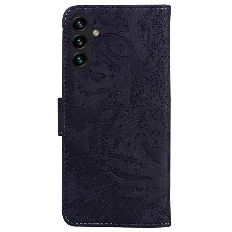 Etui Folio do Samsung Galaxy A14 / A14 5G Nadruk Tygrysa