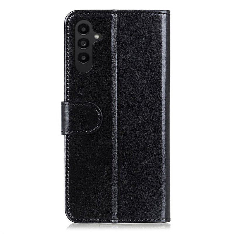 Etui Folio do Samsung Galaxy A14 / A14 5G Sztuczna Skóra Lakierowana