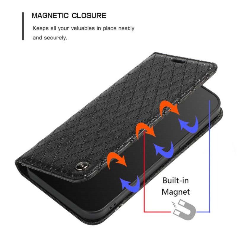 Etui Na Telefon do Samsung Galaxy A14 / A14 5G Etui Folio Diamenty Rfid