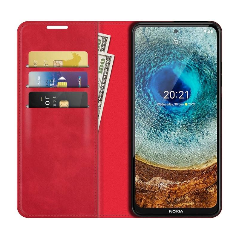 Etui do Nokia X20 / X10 Faux Skórzany Stojak Funkcyjny