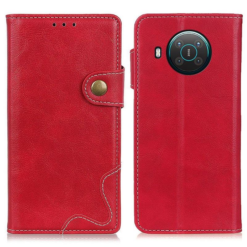 Etui Folio do Nokia X20 / X10 Classic S Kształt Odsłonięte Szwy