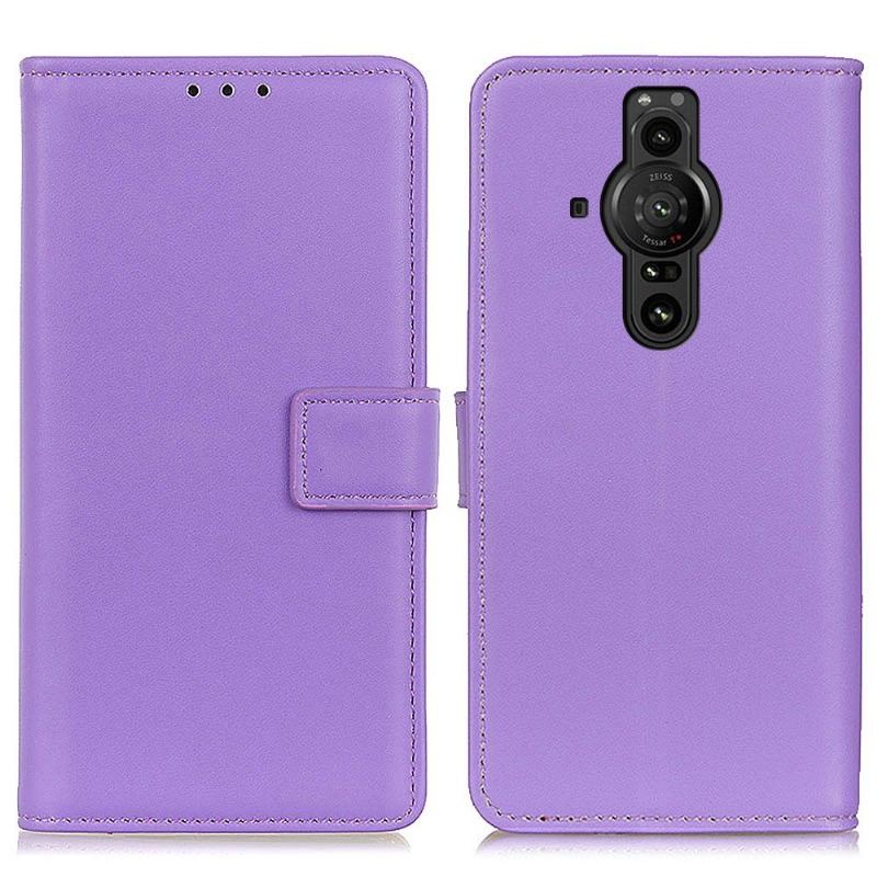 Obudowa Etui Na Telefon do Sony Xperia Pro-I Basic Sztuczna Skóra