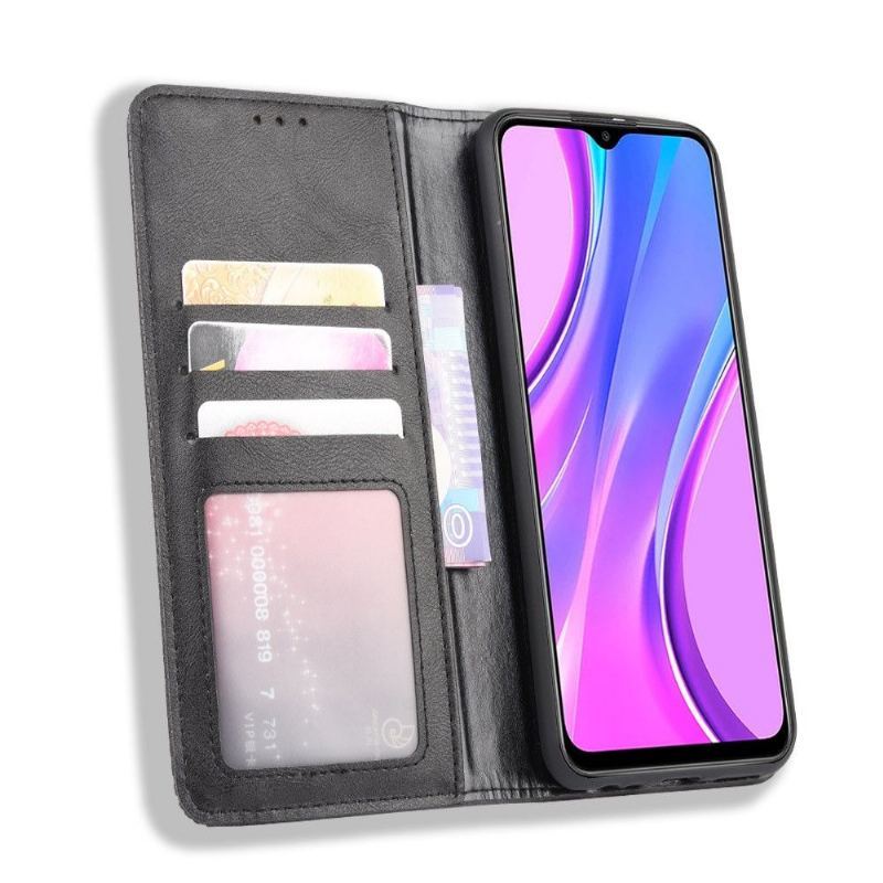 Etui do Xiaomi Redmi 9 Anti-fall Cirénius Style Skóra