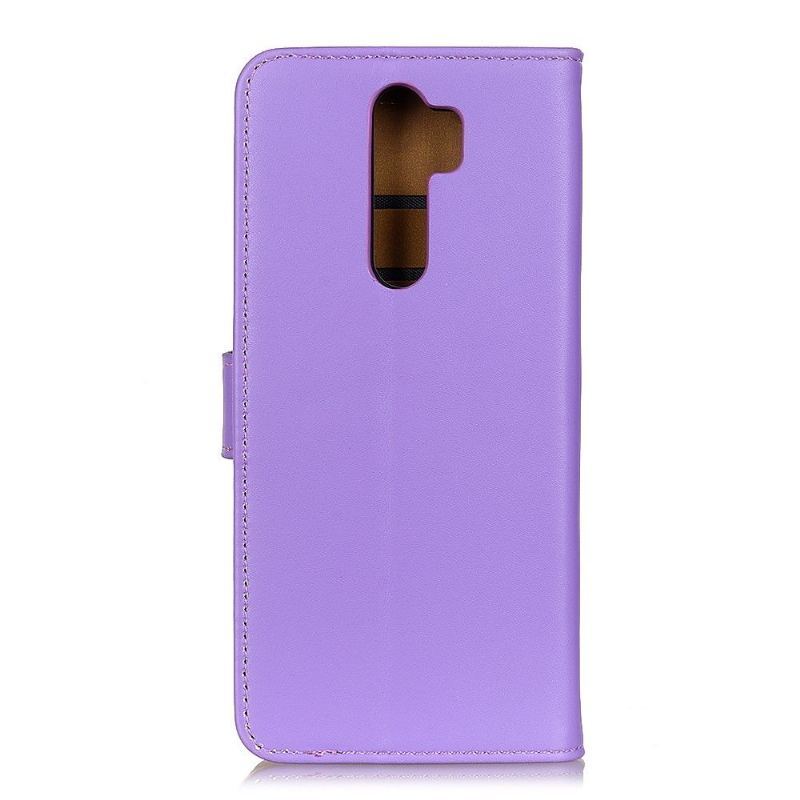 Etui do Xiaomi Redmi 9 Basic Faux Leather - Fioletowy