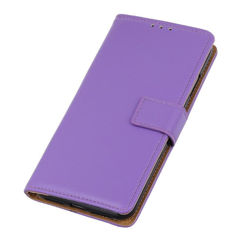 Etui do Xiaomi Redmi 9 Basic Faux Leather - Fioletowy