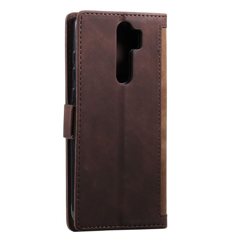 Etui Folio do Xiaomi Redmi 9 z Łańcuch Vintage Posiadacz Karty